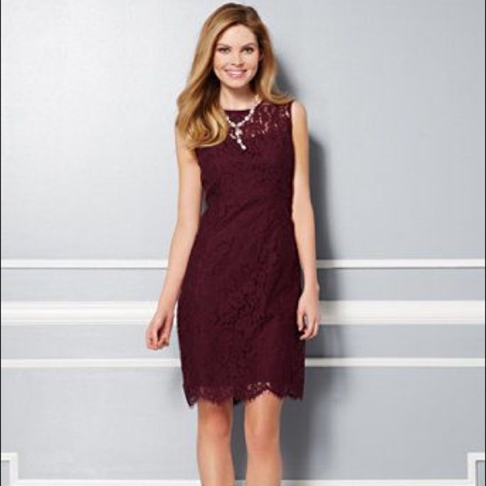 New York & Company Eva Mendes Lace Dress